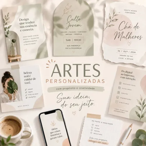 Artes Visuais | Logo | Convites | Cardápio e etc