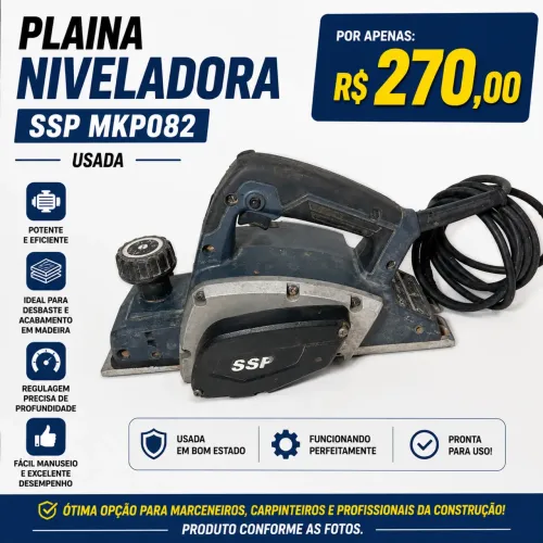 Plaina Niveladora SSP Makita  MKP082