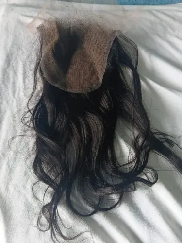 Cabelo humano ( top closure) 