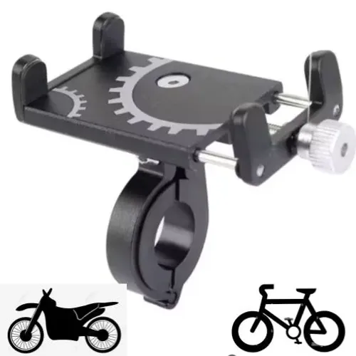 Suporte celular moto bike alumínio