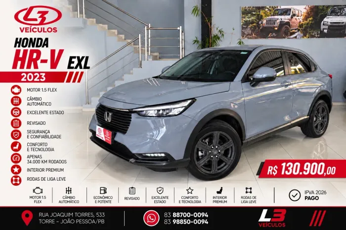 Honda HR-V EXL 1.5 Sensing 16V 5P Aut. 2023