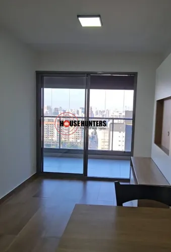 Apartamento para Aluguel no Santo Amaro, São Paulo-SP: 1 quarto, 1 suíte, 1 vaga, 43m². Ag