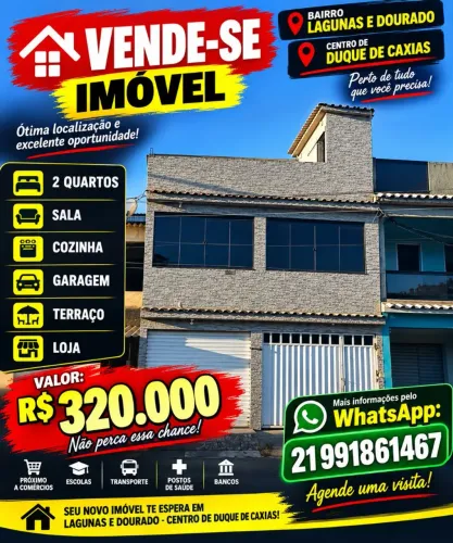 Vendo casa no centro de Caxias
