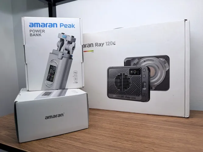 Amaran ray 120 + 2x amaram Peak