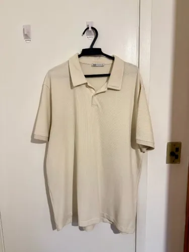 Polo Zara Malhab Branca - XGG (XXL)