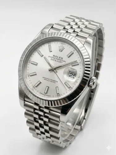 Relógio Datejust Branco - Automático - 40mm - Safira - Prm AAA+