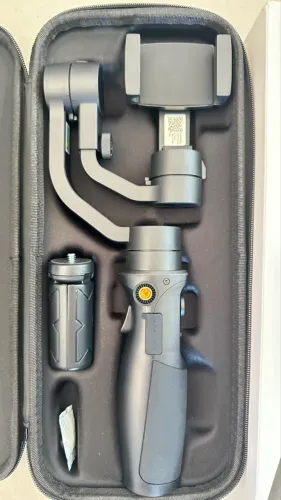 Suporte Estabilizador Celular Smartphone 3 Eixos Hohem Gimbal Isteady Mobile Plus
