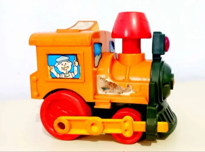 Brinquedo Antigo - Locomotiva Maria Fumaça dos Anos 80!