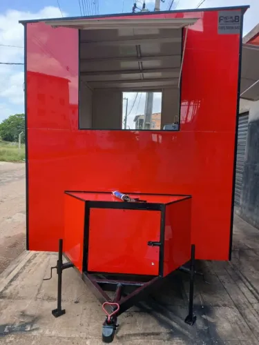 Trailer de lanche completo....