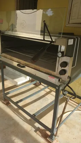 Forno industrial a gás com dourado de infra vermelho