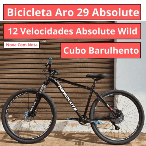 Bicicleta Aro 29 Bicicleta 29 Absolute 12V Bike Aro 29 Bike 29 12V Cubo Barulhento