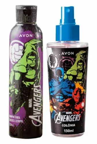 Avon Kit Infantil Avengers Colonia + Shampoo 02 unidades 
