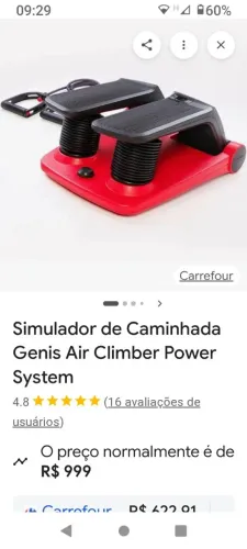 Simulador de caminhada. Estado novo não faço entrega retirar no local está com preço baixo