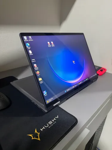 Notebook HP OmniBook X Flip Ryzen 5 AI, Tela Touch
