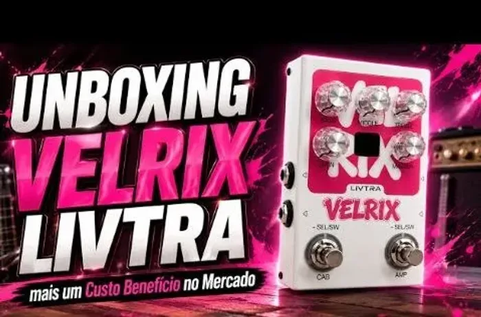 Pedal Livtra Velrix Preamp Cab Simulador Amp Modelador Ir