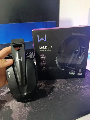 Headset Balder Tri Mode Preto Warrior - PH704