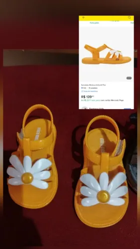 Sandália infantil feminina