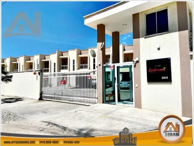 Casa com 3 dormitórios para alugar, 118 m² por R$ 1.480,00/mês - Prefeito José Walter - Fo