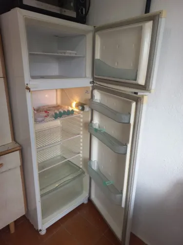 Geladeira Consul grátis fogão 5 bocas