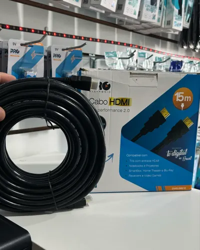 Cabo Hdmi de 15 Metros 2.0 Pro Eletrônic ( Fazemos Entregas )