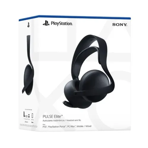 Pulse Elite Preto Play Station 5 Novo Lacrado- Fone Sem Fio