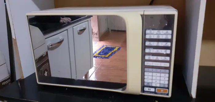 Microondas com defeito