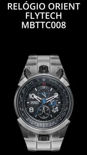Relógio Orient flay teck Titanium.