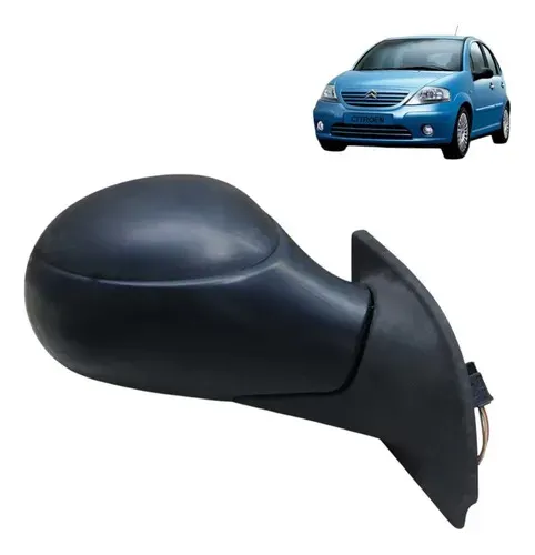 Retrovisor Citroen C3 2007 A 2012 Direito