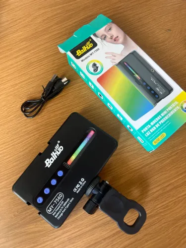 Luz rgb alta iluminação várias cores