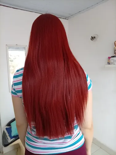 Peruca Lace Ruiva Longa PAGAMENTO A VISTA