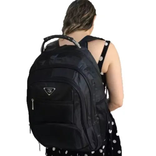 Mochila Estudante Grande Impermeável Alça Aço