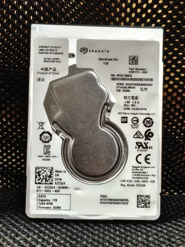 Hdd Seagate 1TB Sata 2,5" PS3 PS4 Xbox 360 Xbox One Notebook - Hd Usado Funcionando