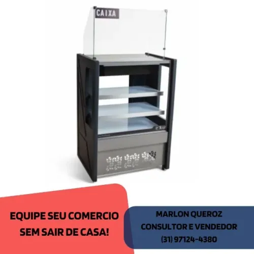 Balcão Caixa 80CM Polar Novo