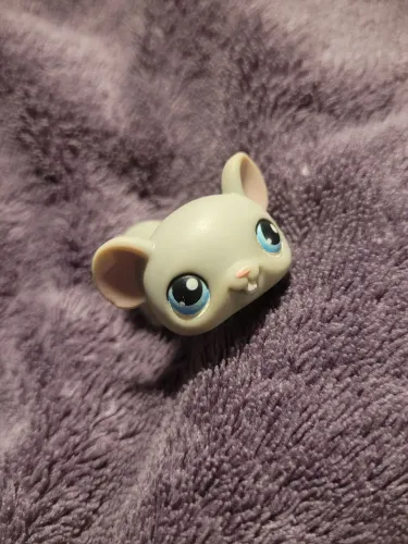 Littlest Pet Shop Ratinho Cinza Original Hasbro LPS