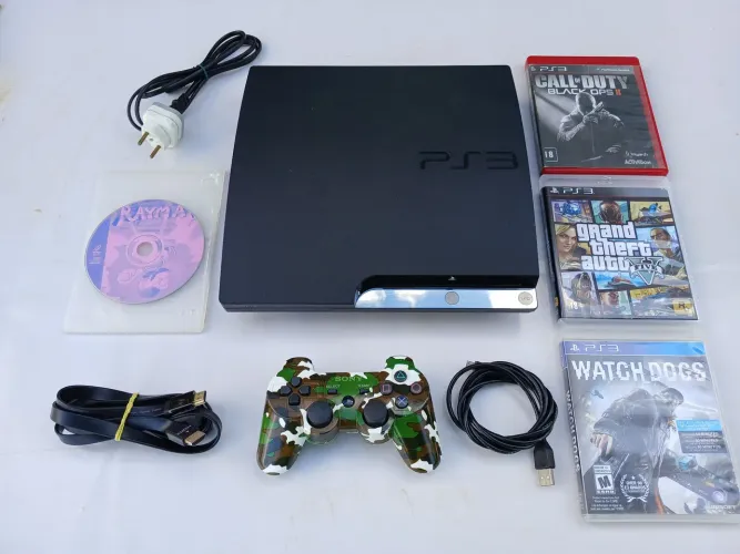 PS3 Slim Desb. 160 GB CFW - Envio OLX Pay