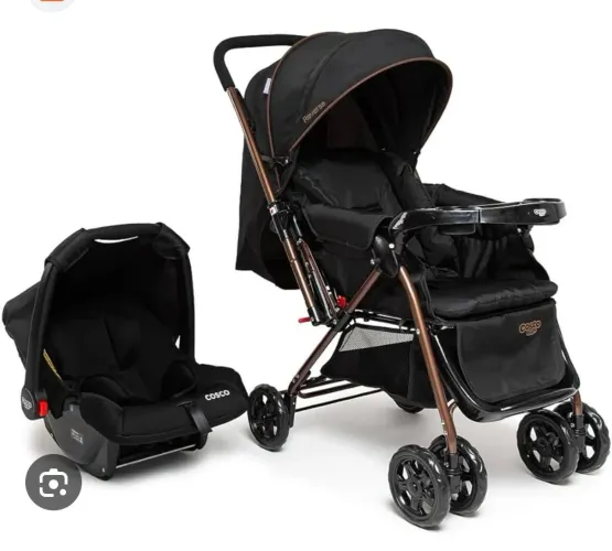 Carrinho de bebê + bebê conforto