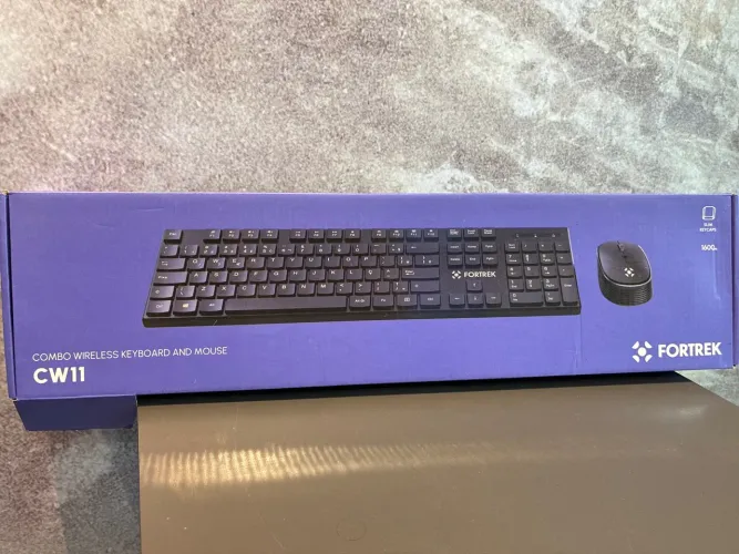 Kit Teclado e Mouse Sem Fio Fortrek CW11