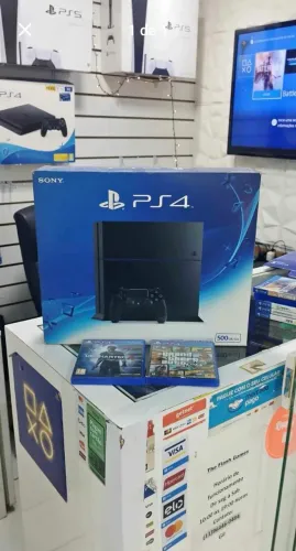 Playstation 4 completo perfeito estado