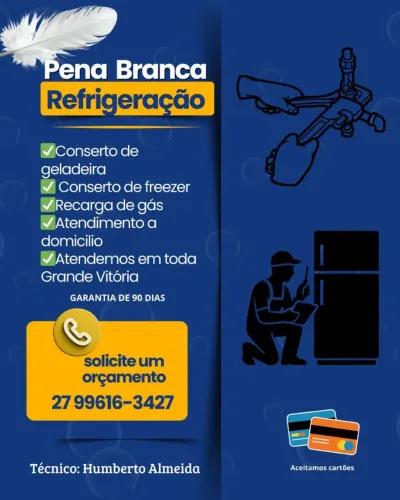 Técnico de refrigeração ( serviço feito na casa do cliente )