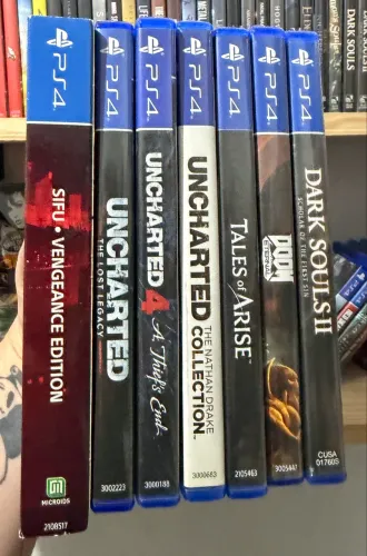 Lote de jogos ps4 com jogo steelbook