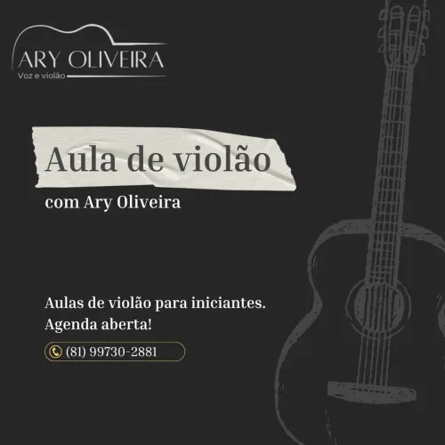 Aulas de violão a partir de R$130