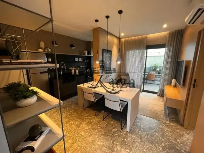 Apartamento - Jardim Alvorada - Residencial Quadria - 1 Dormitório - 45m².