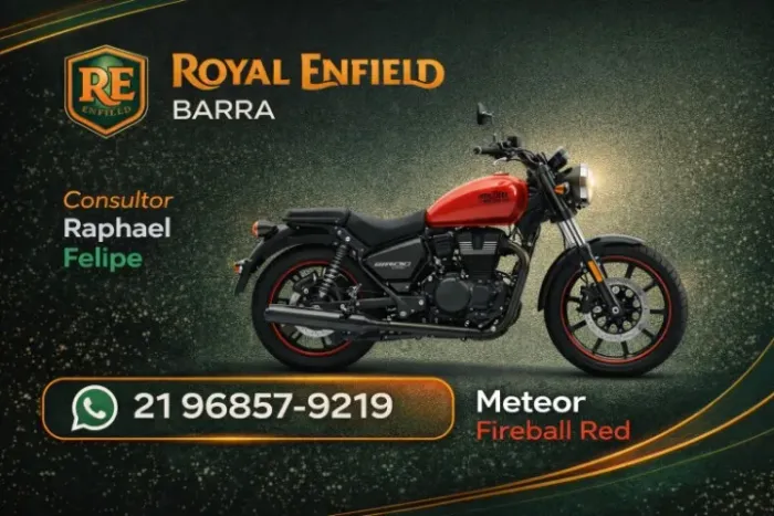 METEOR FIREBALL 350CC 2025/2026 !!!0KM!!! RAPHAEL FELIPE 2 1 9 6 8 5 7 9 2 1 9