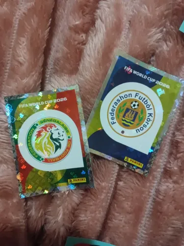 Figurinha da copa douradas