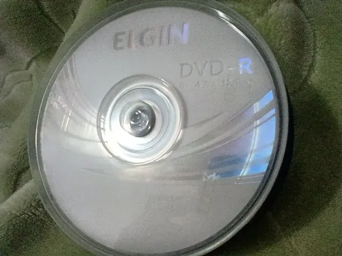 DVD-R VIRGENS PARA GRAVAÇÃO - 8x 4,7 GB 120 MIN. MARCA ELGIN