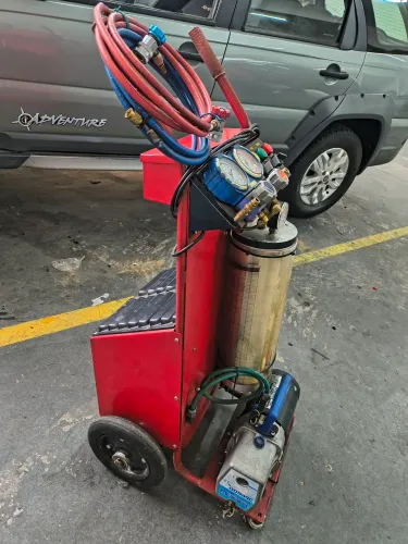 Máquina recicladora ar condicionado linha automotiva