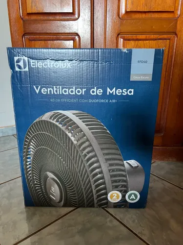 Ventilador de mesa Electrolux cinza novo lacrado