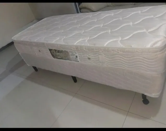 Cama box solteiro completa Marca Ortoflex