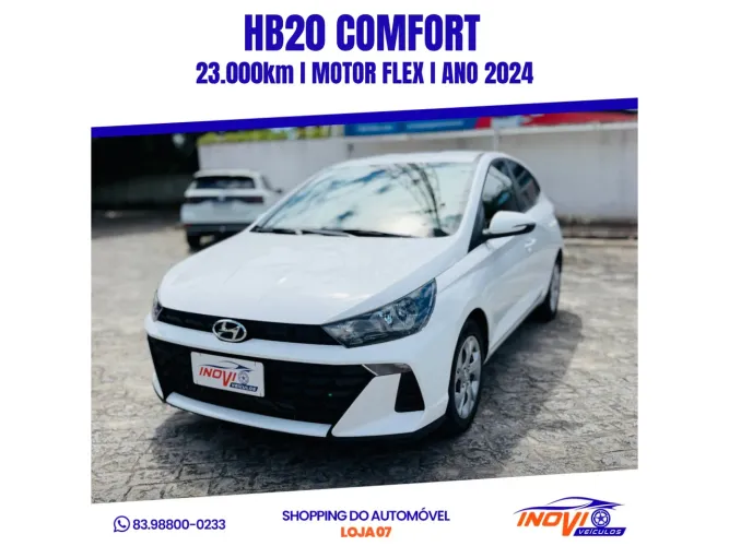 Hyundai HB20 Comfort 1.0 Flex 12V Mec. 2024