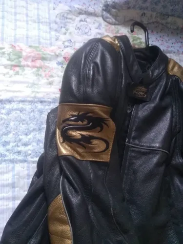 Jaqueta Couro Motociclista